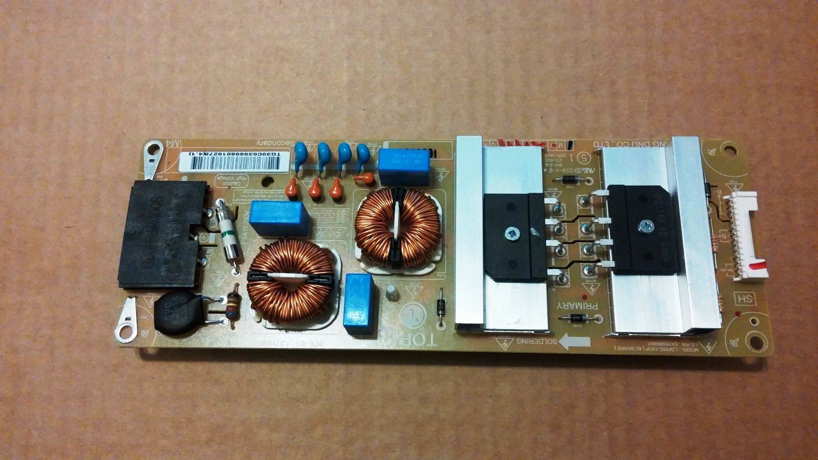 SUB POWER SUPPLY BOARD FOR LG55EG910V-ZB EAY63989801 tested